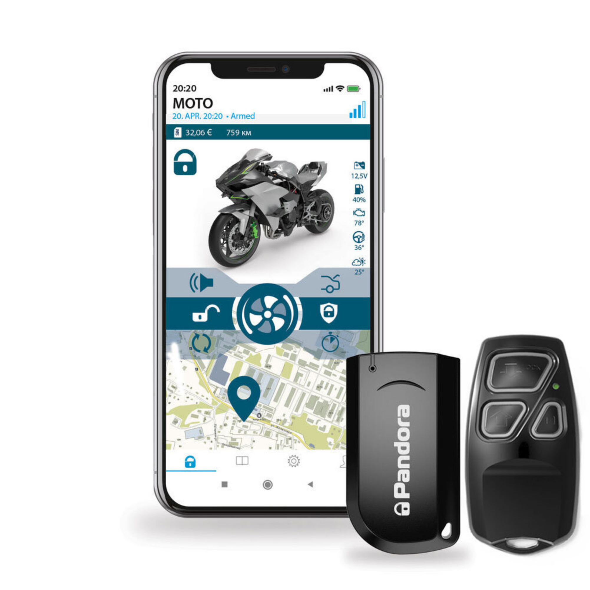 Motoalarm Pandora
